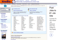 Desktop Screenshot of hirebio.com