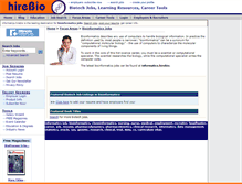 Tablet Screenshot of informatics.hirebio.com