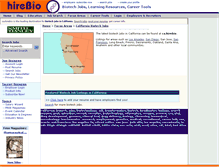 Tablet Screenshot of california.hirebio.com